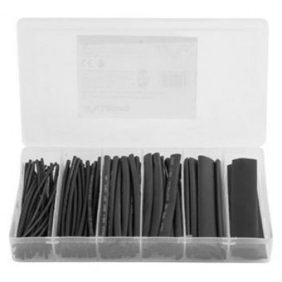 TUBO LANBERG TERMORRETRACTIL 100 UDS 100MM X1,5 A 13MM NEGRO en Huesoi