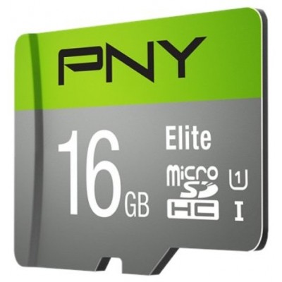 MEMORIA SD MICRO 16GB  PNY Elite microSDHC UHS-I Clase en Huesoi