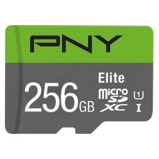 MEMORIA SD MICRO 256GB  PNY Elite microSDXC UHS-I en Huesoi