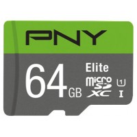 MEMORIA SD MICRO 64GB PNY Elite microSDXC UHS-I Clase en Huesoi
