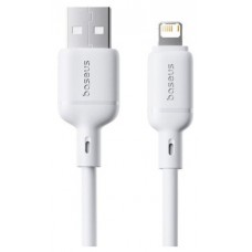 OS-BASEUS SILKY SERIES FAST CHARGING CABLE USB TO IP 2.4A 1M MOON WHITE (Espera 4 dias) en Huesoi