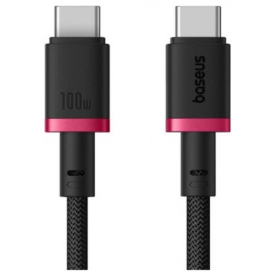 BASEUS DURA SERIES FAST CHARGING CABLE TYPE-C TO TYPE-C 100W 1M RED+BLACK (Espera 4 dias) en Huesoi BASEUS DURA SERIES FAST CHARGING CABLE TYPE-C TO TYPE-C 100W 1M RED+BLACK (Espera 4 dias) en Huesoi