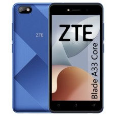 ZTE A33 CORE BLUE 5" FW+ / QUADCORE/ 32GB ROM / 1GB RAM / 2MP + 0,3MP  / 2000MAH / 5W (Espera 4 dias) en Huesoi