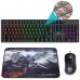 Hiditec Combo Gaming GK400 Tecl+Rat+Alfombrilla en Huesoi