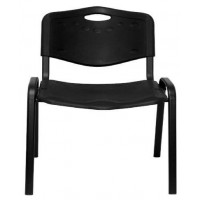 PIQUERAS Y CRESPO NOWY STYL Pack 4 sillas Iso plastic PVC negro en Huesoi