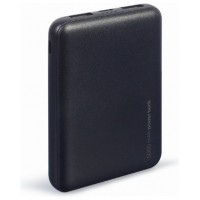 POWERBANK GEMBIRD 5000mAh 1x microUSB A 2x USB-A NEGRO en Huesoi