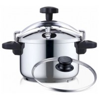 OLLA INOX PLUS + VALVULA ROTATIVA 4L HAEGER (Espera 4 dias) en Huesoi