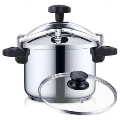 OLLA INOX PLUS + VALVULA ROTATIVA 6L HAEGER (Espera 4 dias) en Huesoi