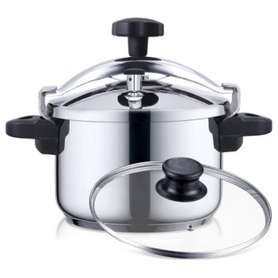 OLLA INOX PLUS + VALVULA ROTATIVA 8L HAEGER (Espera 4 dias) en Huesoi
