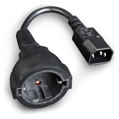 CABLE ALIMENTACION GEMBIRD ADAPTADOR C14 MACHO A SCHUKO HEMBRA en Huesoi