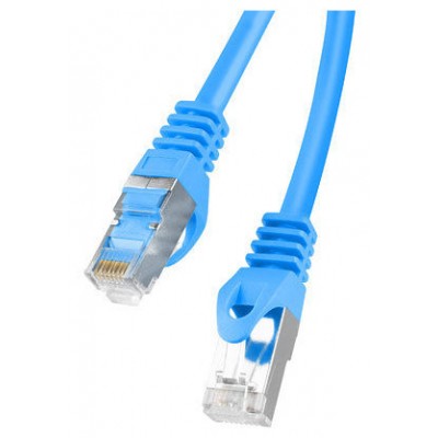 CABLE RED LANBERG LATIGUILLO CAT.6 FTP 1M AZUL FLUKE  PASSED en Huesoi