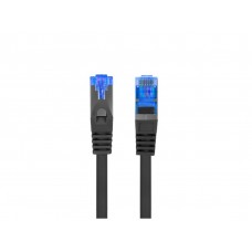 CABLE RED LANBERG LATIGUILLO CAT.6A S/FTP LSZH CCA 5M NEGRO FLUKE  PASSED en Huesoi
