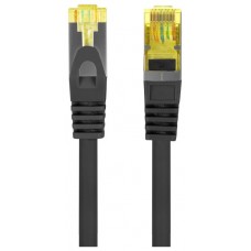 CABLE RED LANBERG LATIGUILLO CAT.6A S/FTP LSZH CU 2M NEGRO FLUKE PASSED en Huesoi