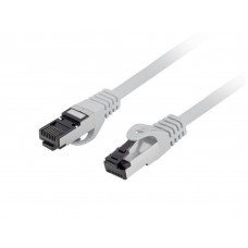 CABLE RED LANBERG LATIGUILLO CAT.8.1 S/FTP LSZH CU 1M GRIS FLUKE PASSED en Huesoi