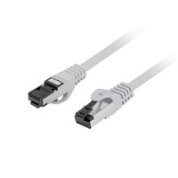 CABLE RED LANBERG LATIGUILLO CAT.8.1 S/FTP LSZH CU 2M GRIS FLUKE PASSED en Huesoi