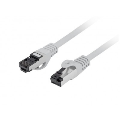 CABLE RED LANBERG LATIGUILLO CAT.8.1 S/FTP LSZH CU 2M GRIS FLUKE PASSED en Huesoi