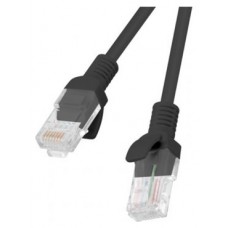 CABLE RED LANBERG LATIGUILLO CAT.5E UTP 1M NEGRO FLUKE  PASSED en Huesoi