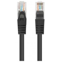 CABLE RED LANBERG LATIGUILLO CAT.6 UTP 7.5M NEGRO FLUKE  PASSED en Huesoi