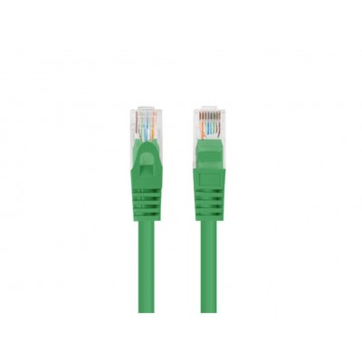 CABLE RED LANBERG LATIGUILLO CAT.6 UTP 7.5M VERDE FLUKE PASSED en Huesoi
