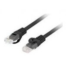 CABLE RED LANBERG LATIGUILLO CAT.6 UTP LSZH CU 1.5M NEGRO FLUKE  PASSED en Huesoi