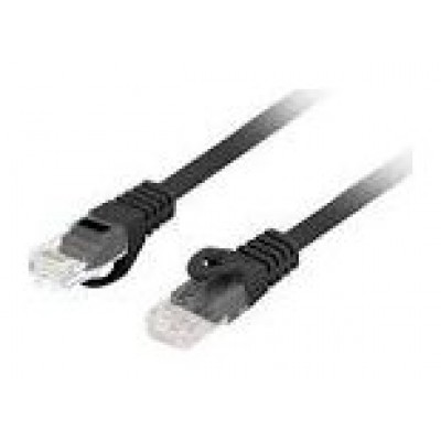 CABLE RED LANBERG LATIGUILLO CAT.6 UTP LSZH CU 1.5M NEGRO FLUKE  PASSED en Huesoi