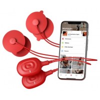 Theragun PowerDot 2.0 Duo estimulador muscular electrónico Unidad de electrodos Rojo (Espera 4 dias) en Huesoi