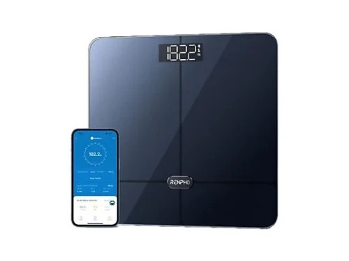 RENPHO  ELIS 2 - SMART BODY SCALE - ITO - BLE - 3AAA - 11X11X1INCH - BLACK (Espera 4 dias) en Huesoi