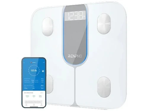 RENPHO ELIS 1C - SMART BODY SCALE - BLE - 3AAA - 11X11X1INCH / 28X28X2.5CM - WHITE (Espera 4 dias) en Huesoi RENPHO ELIS 1C - SMART BODY SCALE - BLE - 3AAA - 11X11X1INCH / 28X28X2.5CM - WHITE (Espera 4 dias) en Huesoi