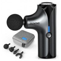 RENPHO MINI - MASSAGE GUN - 4 HEADS - 5 SPEEDS - BLACK (Espera 4 dias) en Huesoi