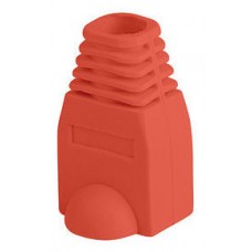 FUNDA PROTECTOR LANBERG CONECTOR RJ45 (PACK 100 UDS) ROJO en Huesoi