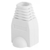 FUNDA PROTECTOR LANBERG CONECTOR RJ45 (PACK 100 UDS) BLANCO en Huesoi