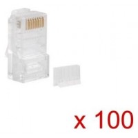 CONECTOR CAT.6 LANBERG UTP 8P8C PACK 100 UDS en Huesoi