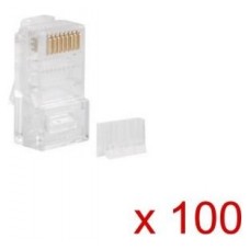 CONECTOR CAT.6 LANBERG UTP 8P8C PACK 100 UDS en Huesoi