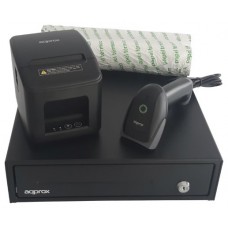 KIT TPV APPROX CAJON APPCASH33 NEGRO + SCAN APPLS22 + en Huesoi