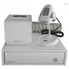 KIT TPV APPROX CAJON APPCASH33WH BLANCO + SCAN LS22WH en Huesoi