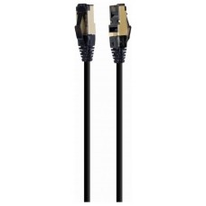 CABLE RED S-FTP GEMBIRD  CAT 8 LSZH NEGRO 0,25 M en Huesoi