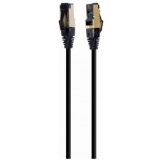 CABLE RED S-FTP GEMBIRD  CAT 8 LSZH NEGRO 0,25 M en Huesoi