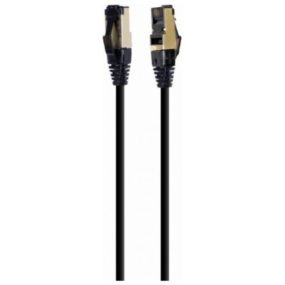 CABLE RED S-FTP GEMBIRD  CAT 8 LSZH NEGRO 0,25 M en Huesoi