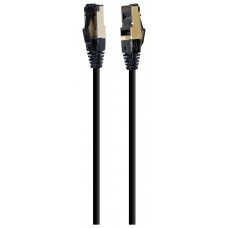 CABLE RED S-FTP GEMBIRD  CAT 8 LSZH NEGRO 0,5 M en Huesoi