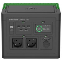 SCHNEIDER OFFGRID PORTABLE POWER STATION 500, 517 WH LITHIUM-ION, 2 SCHUKO, SINEWAVE (Espera 4 dias) en Huesoi