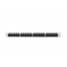 PATCH PANEL LANBERG CAT.6 UTP 24 PUERTOS 1U RACK 19" GRIS en Huesoi