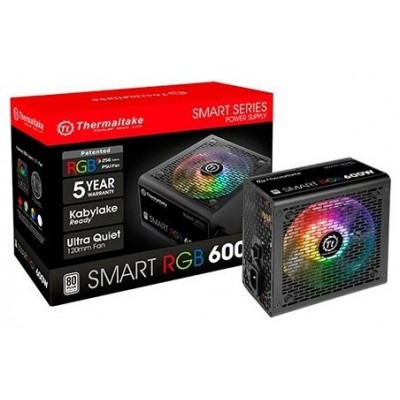 FUENTE ALIMENTACION THERMALTAKE SMART RGB 600W 80+ en Huesoi