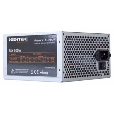 FUENTE DE ALIMENTACION HIDITEC PSU ATX PSX500 500W (BULK) CON CABLE en Huesoi