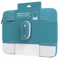 Celly Kit Sleeve Pantone + raton 15,6" Azul en Huesoi Celly Kit Sleeve Pantone + raton 15,6" Azul en Huesoi