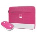 Celly Kit Sleeve Pantone + raton 15,6" Rosa en Huesoi