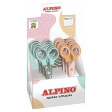 EXPOSITOR 12 TIJERAS ESCOLARES COLOR PASTEL ALPINO PT0051 (Espera 4 dias) en Huesoi