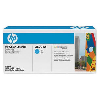 Cartucho de toner original LaserJet HP 124A cian en Huesoi