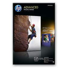 HP Papel fotografico satinado avanzado 250g/m2, 10x15cm, sin bordes, 25 hojas en Huesoi