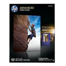 HP Papel Advanced glossy photo, 250g/m2, 13x18cm borderless, 25 hojas en Huesoi