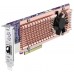 QNAP Card QM2 tarjeta y adaptador de interfaz Interno PCIe, RJ-45 (Espera 4 dias) en Huesoi